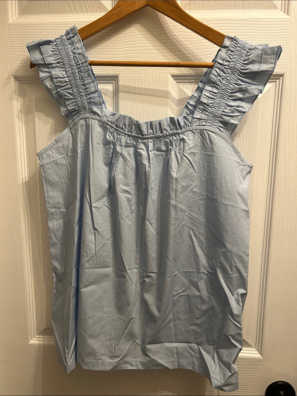 Light Blue Ruffle-Trim Sleep Set NWT - Picture 4 of 10